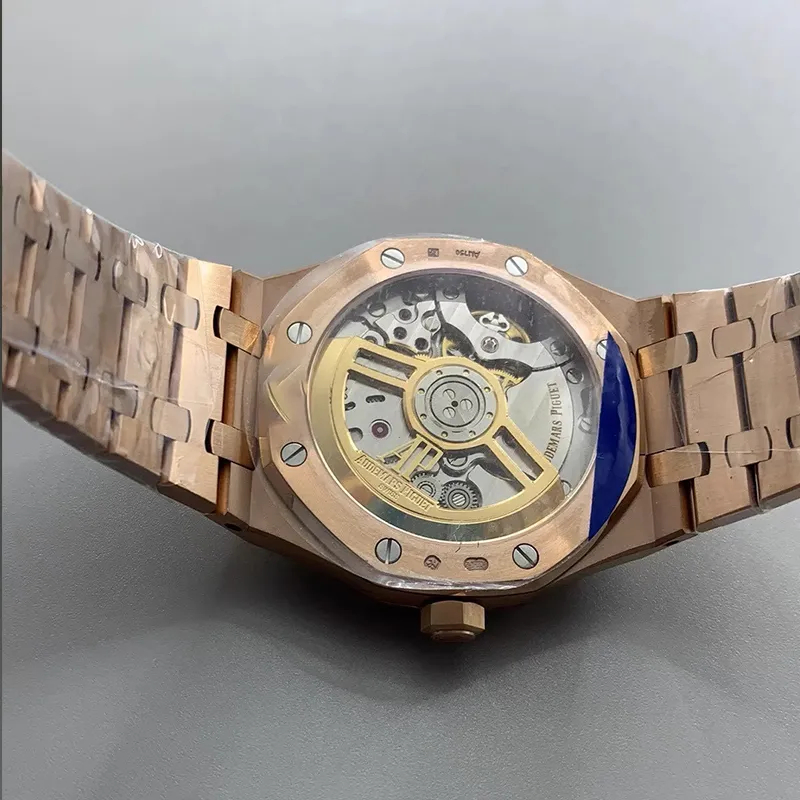 with a Black Dial and in Rose Gold, Aps Factory′ S 15500st Mechanical Watch Has a Movement