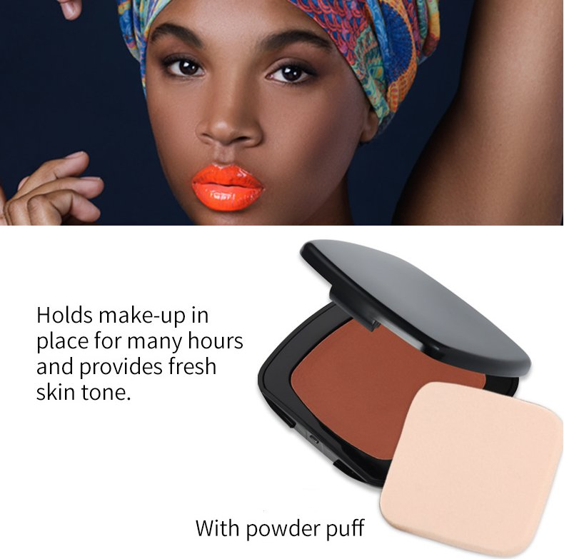 Little Black Container Pressed Powder Soft High Quality Pricate Label Wholesale Makeup