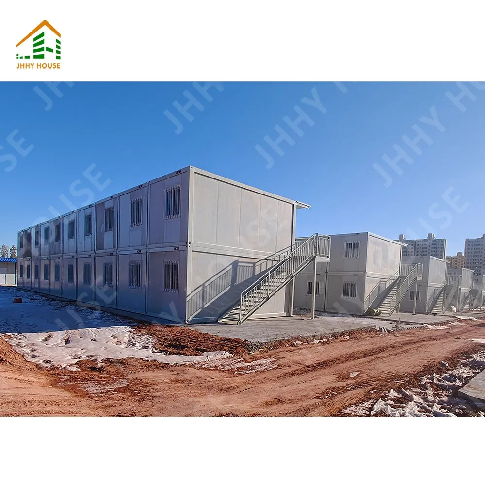 Jhhy Prefabricated Metal Building Construction Prefab Office School Resident House Apartment Customized Steel Structure Buildings