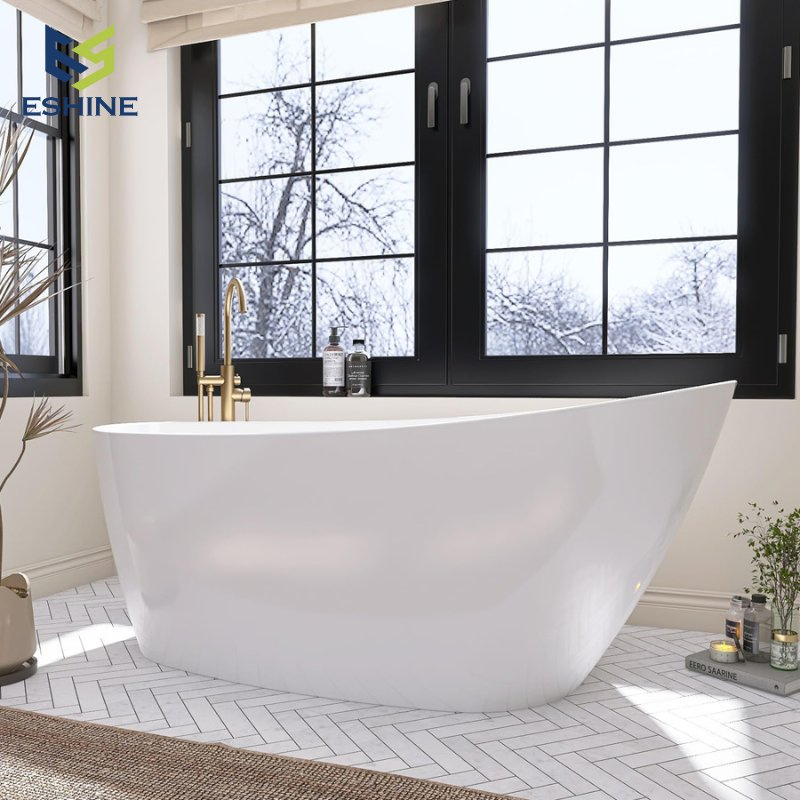 Luxury Bathroom Bathtub Corian Solid Surface Inodoro Con Bidet Pothole Floor Standing Taps Double Kitchen Sink Anafe Electrico Roundess Wholesale Bathroom But