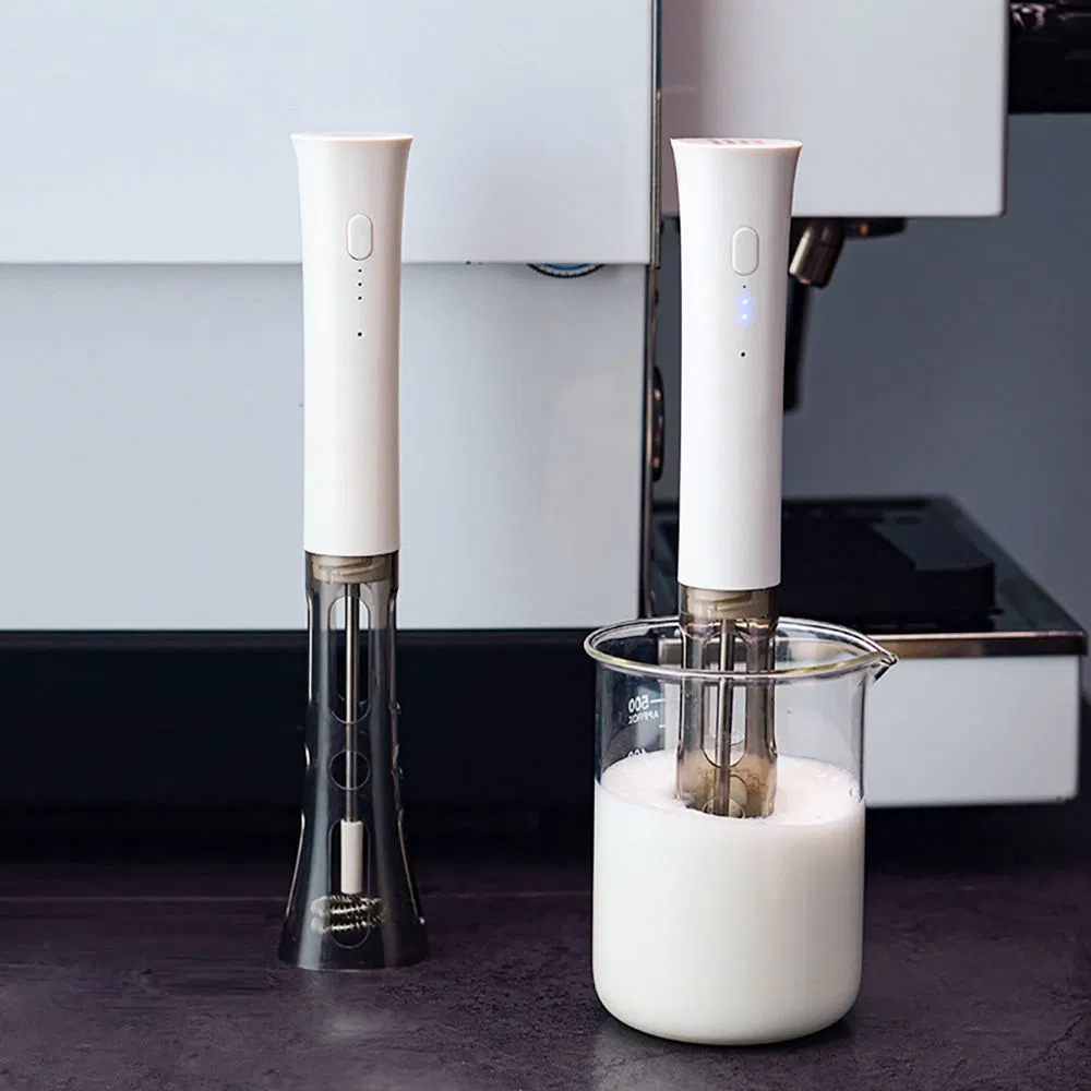 Mini Portable Electric Milk Frother Handheld Rechargeable Smart Custom Electric Matcha Whisk Frother Milk Foam Maker