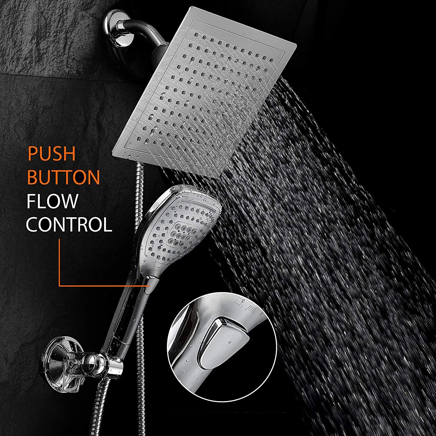 Professional Customized LED Multi-Function Bathroom Shower Set Head