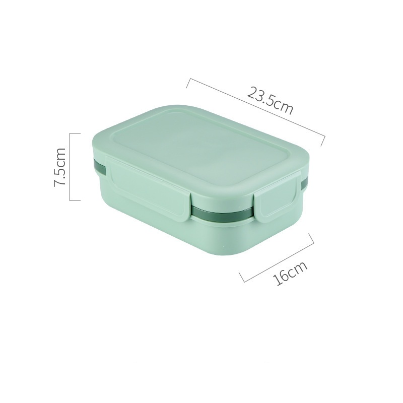 Portable Large-Capacity Microwave-Safe Lunch Box for Easy Meal Prep