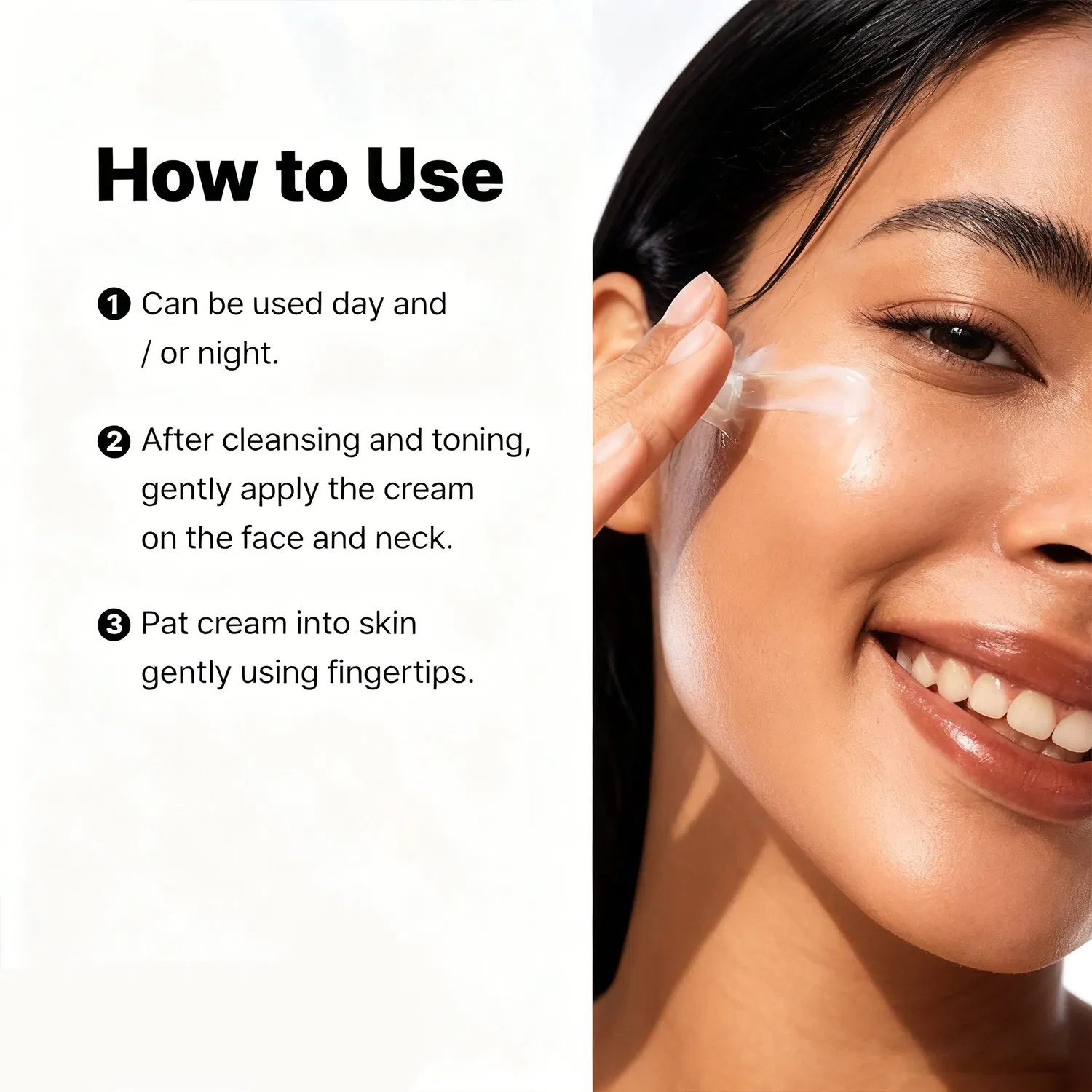 Lightweight Hydrating Cream with Hyaluronic Acid for Soft and Plump Skin
