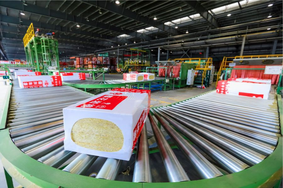 ABM® 40-120kg/m³ CE Certified Rock Wool 0.037W/ (M. K) Multifunctional Building Curtain Wall System/Construction Thermal Insulation Rock Wool Board