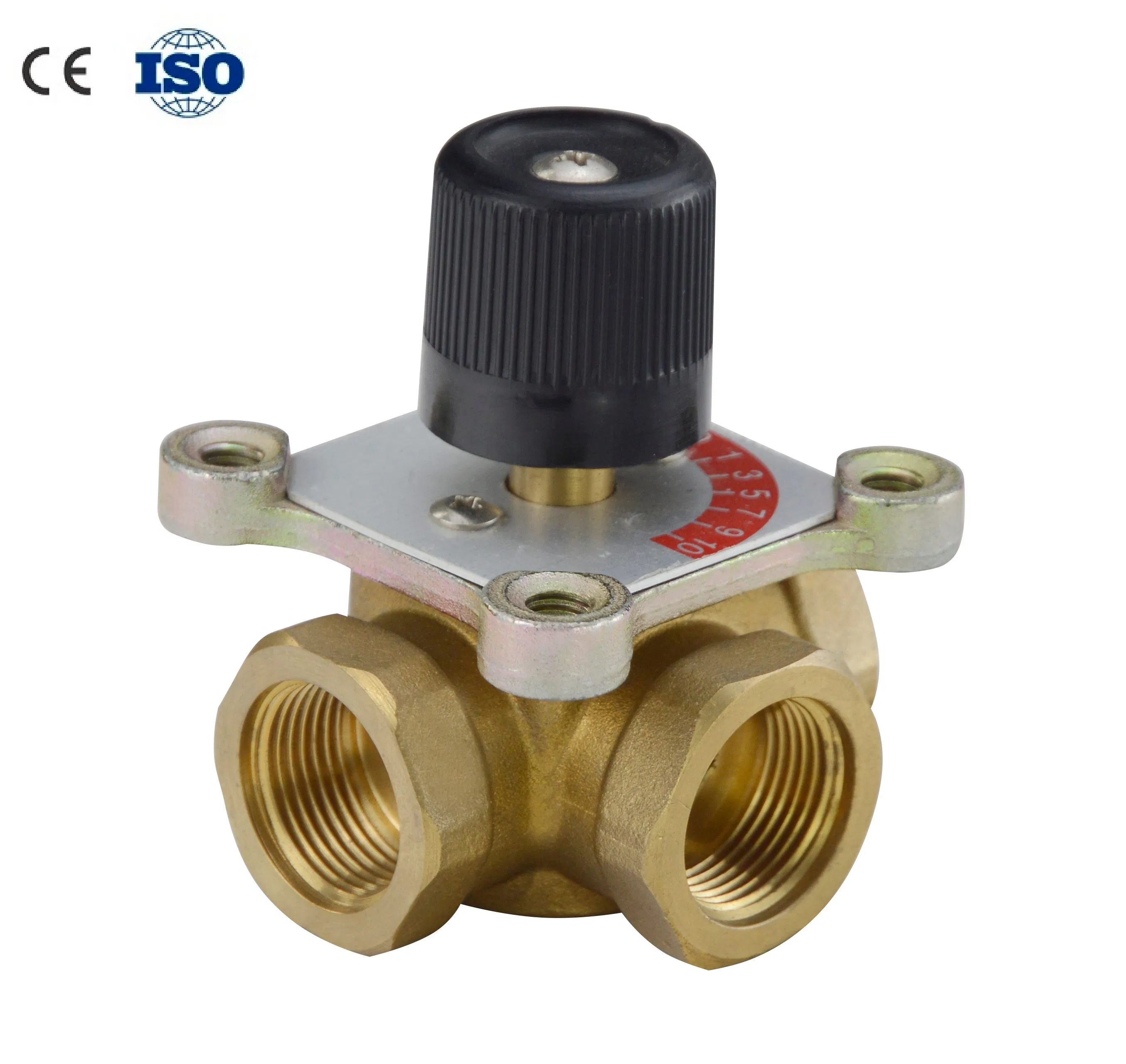 Hpt-02 Brass 3 Way Rotary Mixing Valve