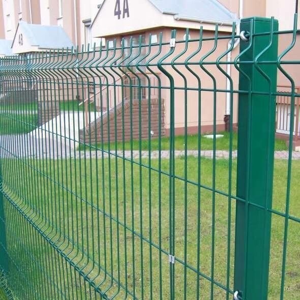 3D Bending Welded Panel PVC Coated Steel Wire Mesh Fence Netting