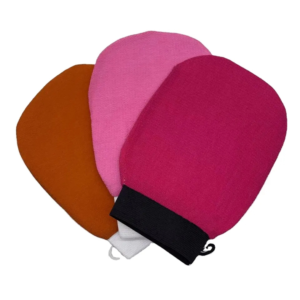 Natural Viscose Fiber Bath Brushes, Sponges Bath Body Exfoliating Gloves Body Scrubber Bath Mitts for Shower Gloves