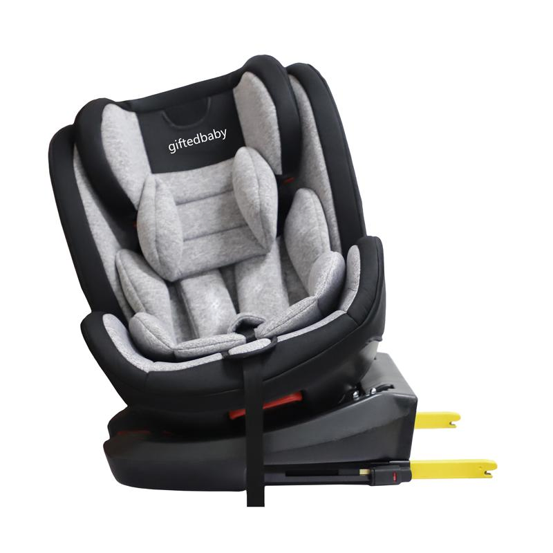 Giftedbaby Adjustable ECE 360 Rotating Car Baby Safety Seat for 0 - 12 Years Kids