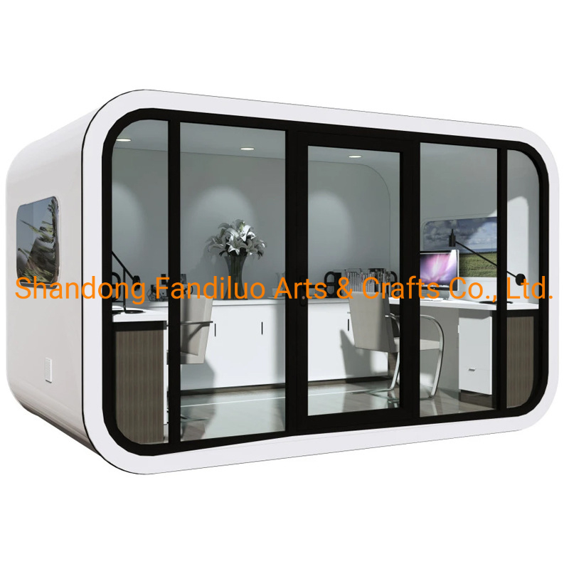 Custom Mobile Office Pod Prefabricated House Apple Cabin for Camping