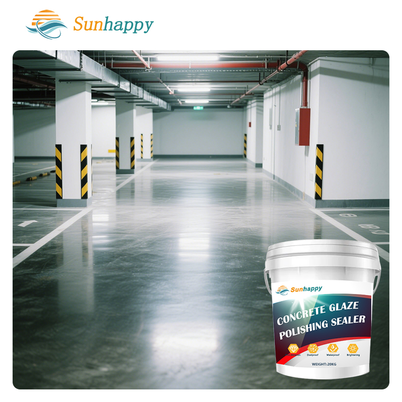 High-Speed Cure Gloss Synthetic Polymer Cement Floor Brightener Factory Cheap Premium Liquid Concrete Glaze Polishing Sealer