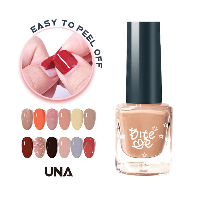 Wholesale Custom Logo Makeup Gift Vegan Air Dry Non Toxic Halal Peel off Nail Polish