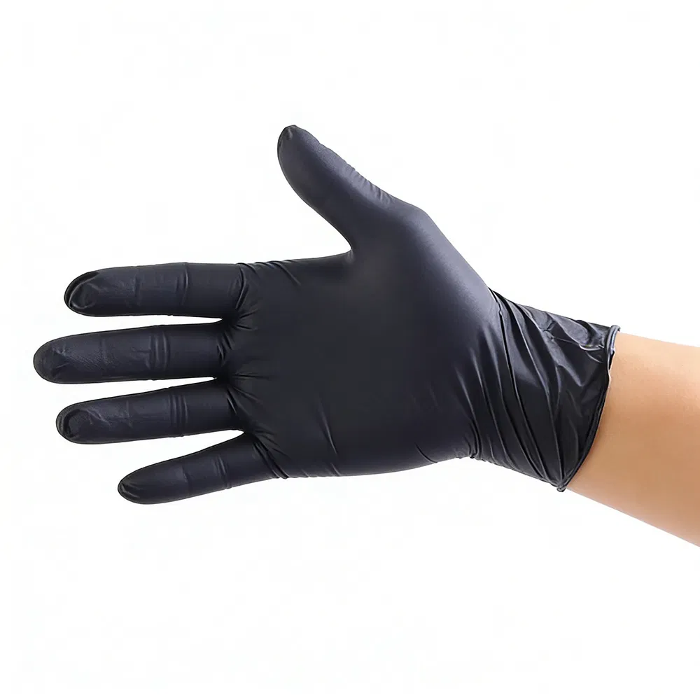 Industrial Blue Nitrile Gloves - Latex-Free Powder-Free Puncture-Resistant Gloves
