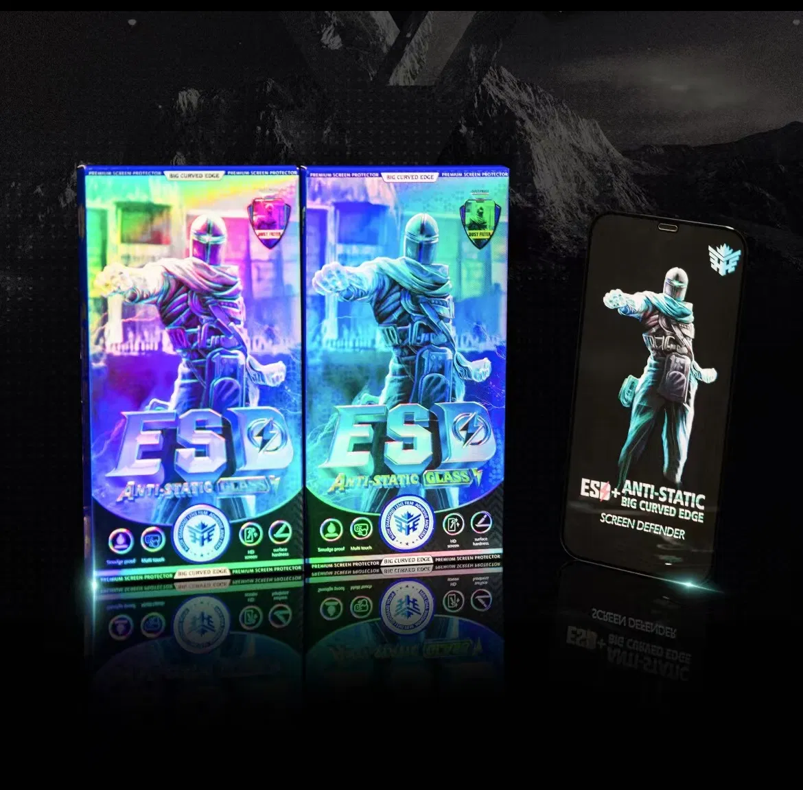 Защитное стекло ESD 0.33 мм с олеофобным покрытием для iPhone