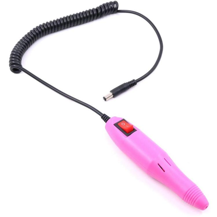 25000rpm Manicure Pedicure Kit Electric Nail Art File Drill with 6 Drill Bits for Finger Toe Nail Care