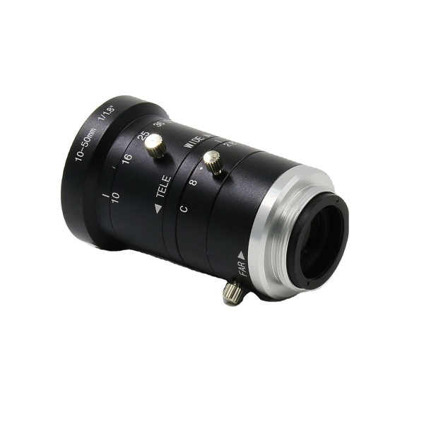 8MP 10~50mm 1/1.8" F2.8 C Mount Zoom Industrial Camera Machine Vision Lens