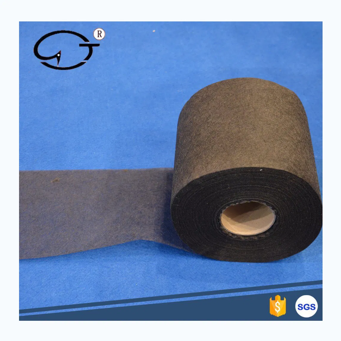 Fire Retardant Black Fiberglass Tissue Roll