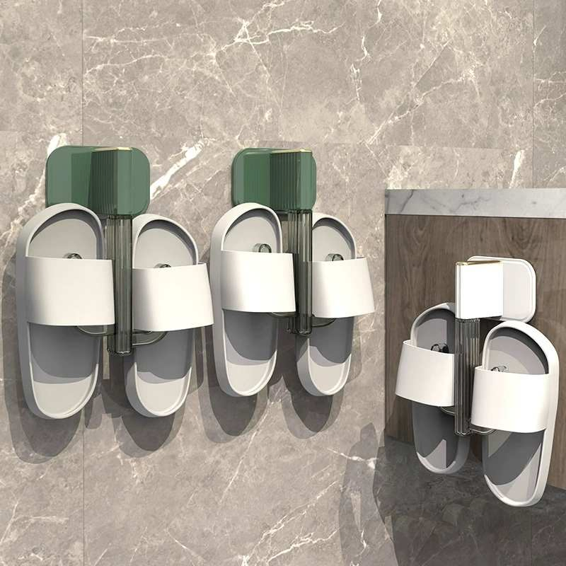 Creative Drainage Wall Mounted Shoe Rack Bathroom Slipper Storage Rack
