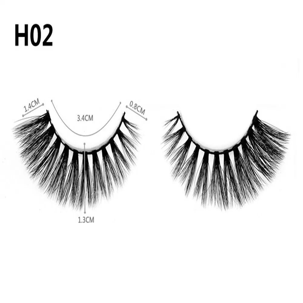 5pairs 3D Eye False Eyelashes Natural Thick Fluffy False Eyelashes Sets