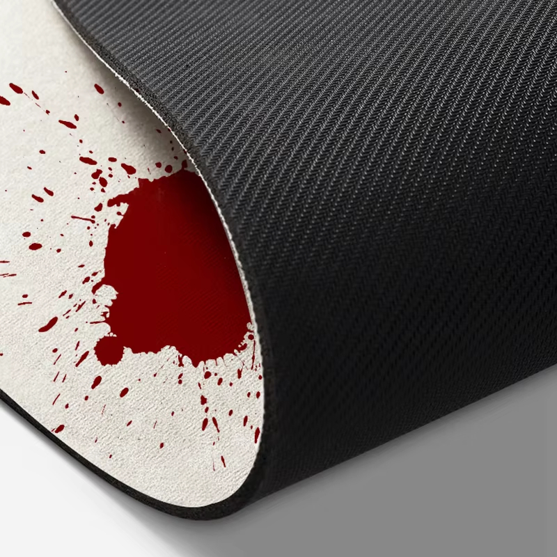 Halloween Prank Blood Bath Mat Absorption Non Slip Bathroom Shower Mat Blood Bath Mat