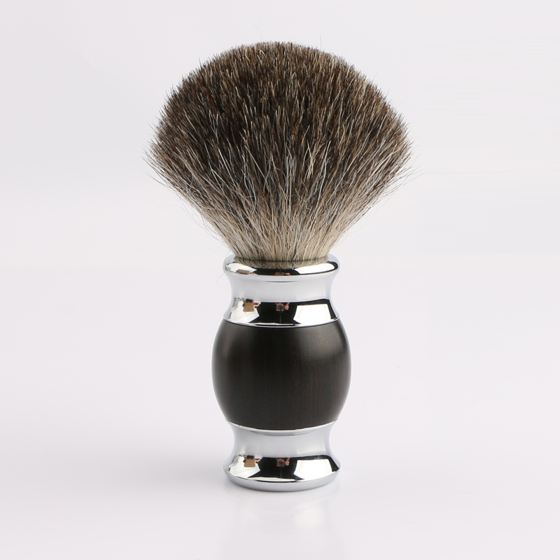 D815 Top Selling Metal Wooden Brush Men Badger Hair Shaving Brush Private Label
