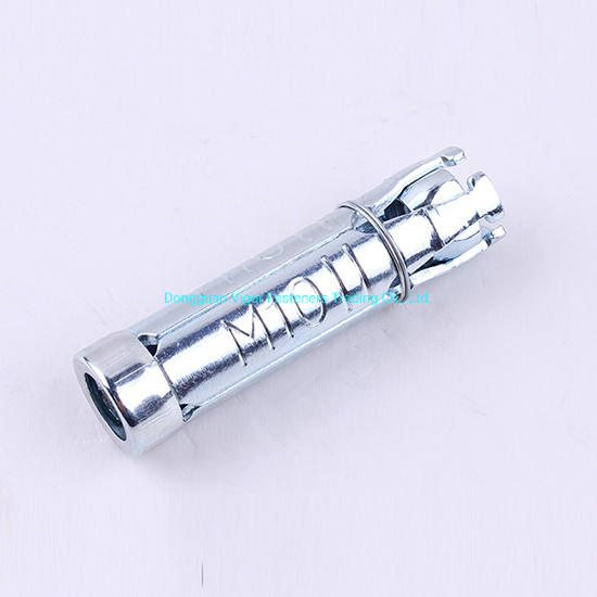 Shield Anchor 4-Segments Type Four Anchor Expansion Bolt Concrete Screw White Zinc Plated