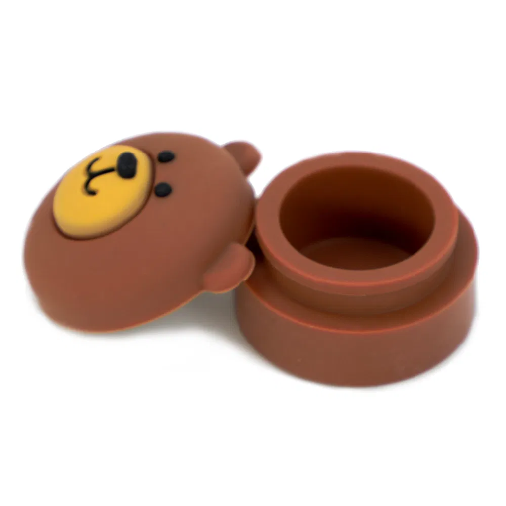 5ml Bear Silicone Smoking Case Silicone Jar Various Styles Mini Silicone Box DAB Tool