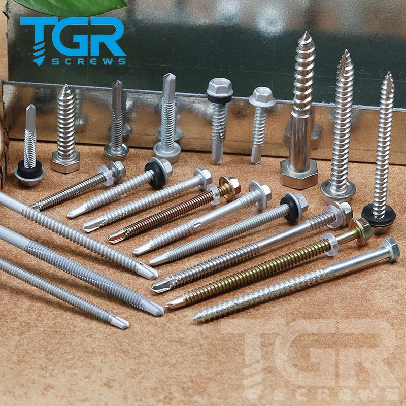 China Manufacture Ruspert Dacromet HWF Head Self Drilling Screw With Flange