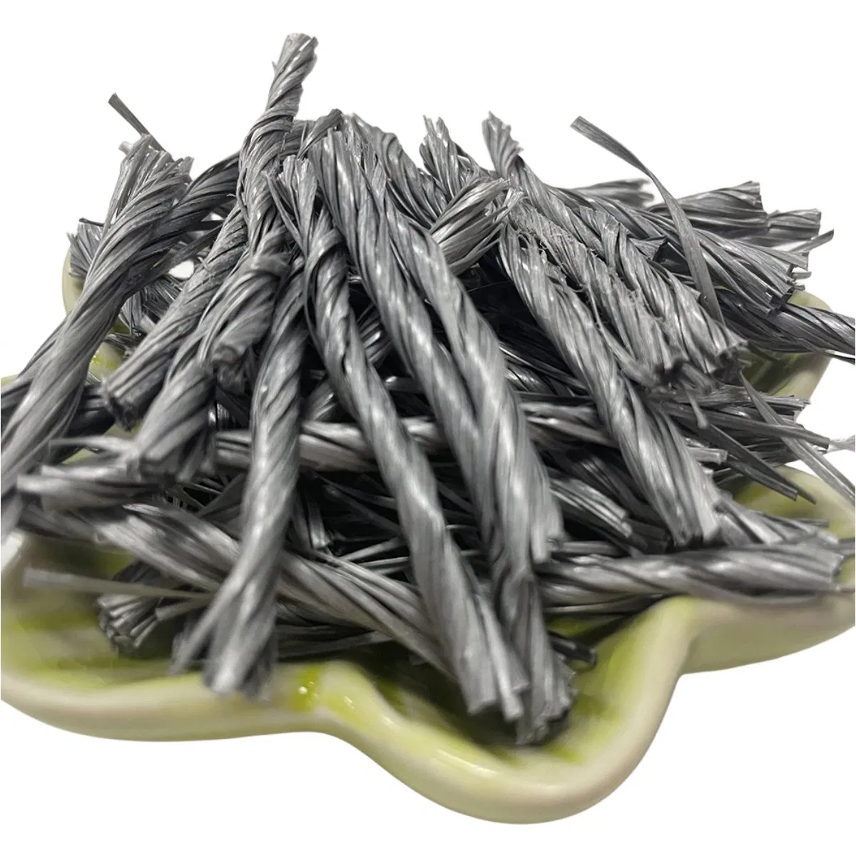 54X0.3mm PP Twisted Bunchy Form Improve The Impact Toughness of Concrete