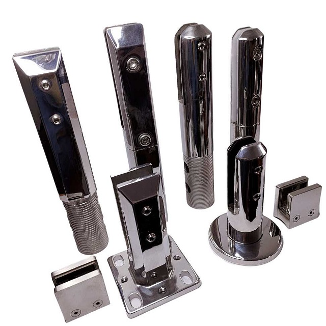 Customized Adjustable Stainless Steel Black Glass Spigot for Glass Pool Fencing and Stair Railing - Durable and Stylish Glass Spigot