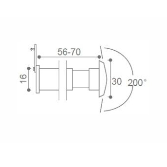 200 Degree Version Door Security Door Peep Hole