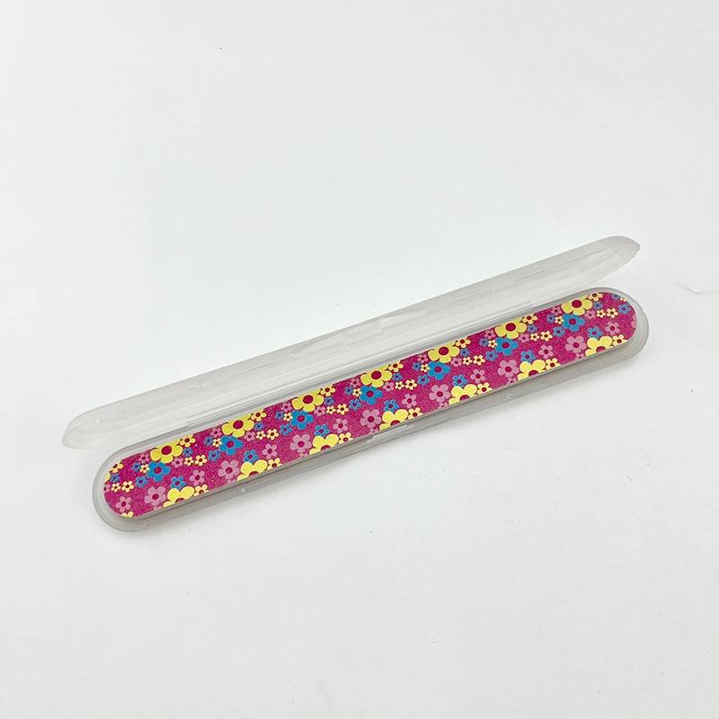 Customized Double Sided Designed Manicure Nail Care Tool Pattern EVA Nail File for Women
