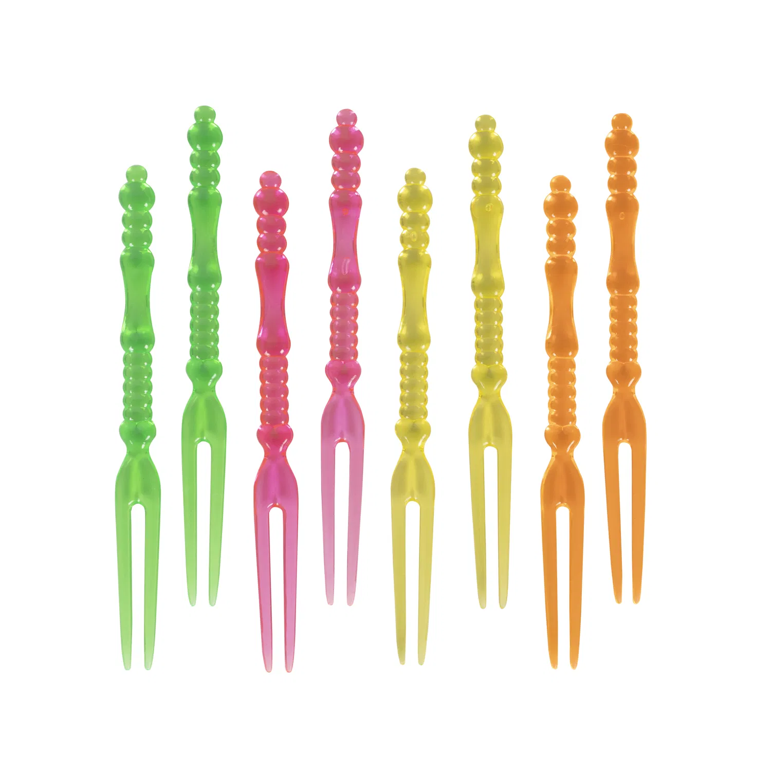 Creative Cartoon Fruit Toothpick Forks Snacks Dessert Food Picks Plastic Fruit Stick