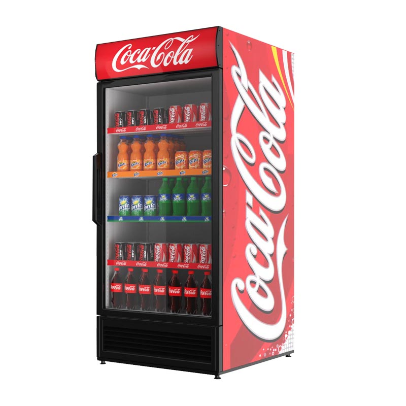 Manufacturer Soda Upright Cooler Coca Cola Upright Display Chiller