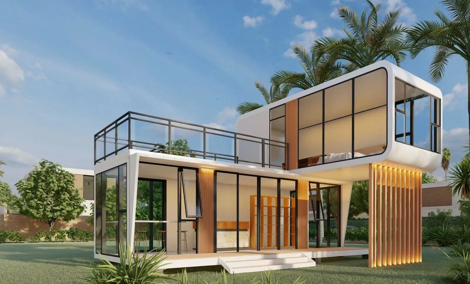 Economic CE Certified European Standard Capsule Hotel Prefab Prefabricated Apple Cabin Container House Waterproof Steel