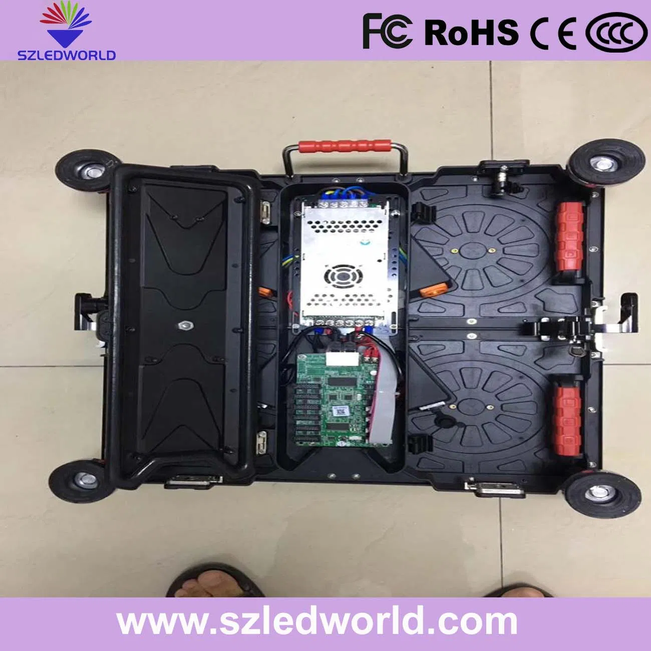 Interactive Dancing Floor LED Display Screen Panel Board 500 X 1000mm Cabinet