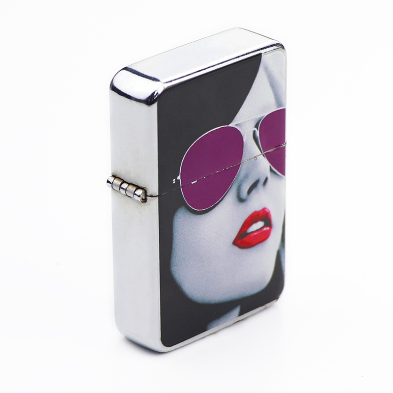 Custom Printing Logo Souvenirs Lighter Windproof Cigar Cigarette Smoking Kerosene Lighters