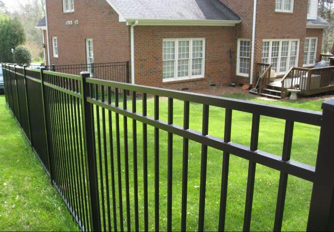 Wrought Steel Fence - Heavy-Duty Outdoor Security Panel for Garden & Yard Decor