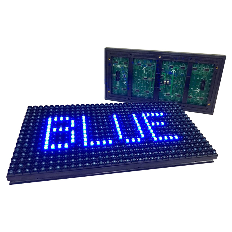 320mm*160mm Outdoor P10 Single LED Display Screen Module