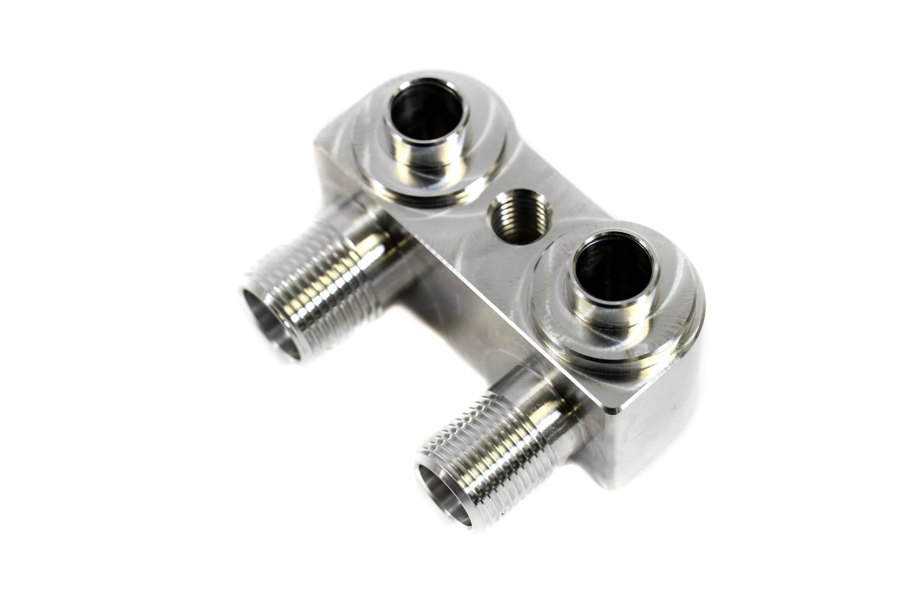 Адаптер 90° для компрессора кондиционера CNC 6061-T6