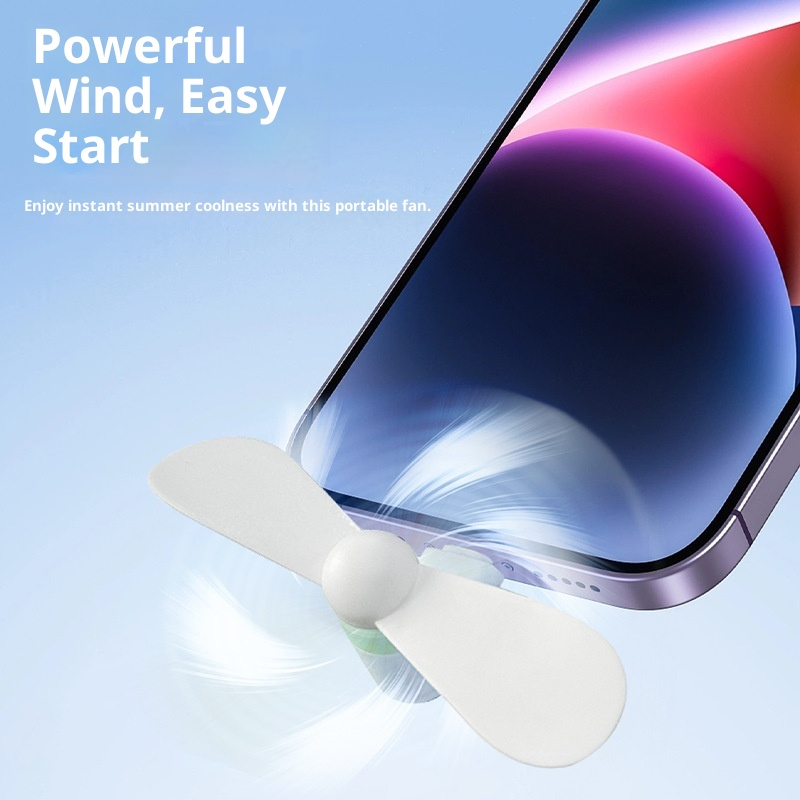 Mini Fan Personal Handheld Portable Fan Lightweight USB-C Rechargeable for Travel
