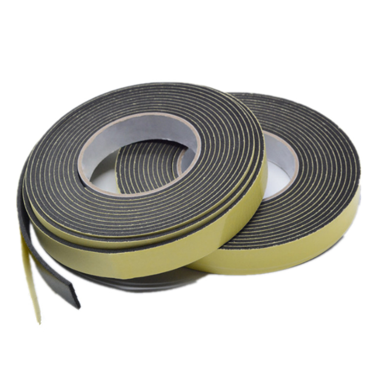 Water Resistant Self-Adhesive PVC/PE/EVA Foam Tape for Windows Sealing, Air Conditioning