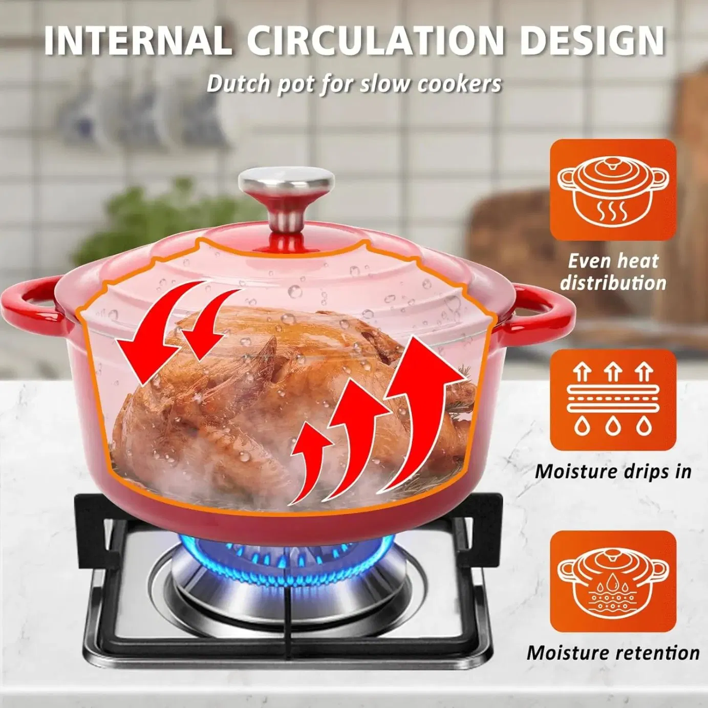 Hot Sale Kitchenware Casseroles Set 20/22/24cm Enamel Cast Iron Pans 25cm Enamel Fry Pan Nonstick Kitchen Cookingware Pots Sets