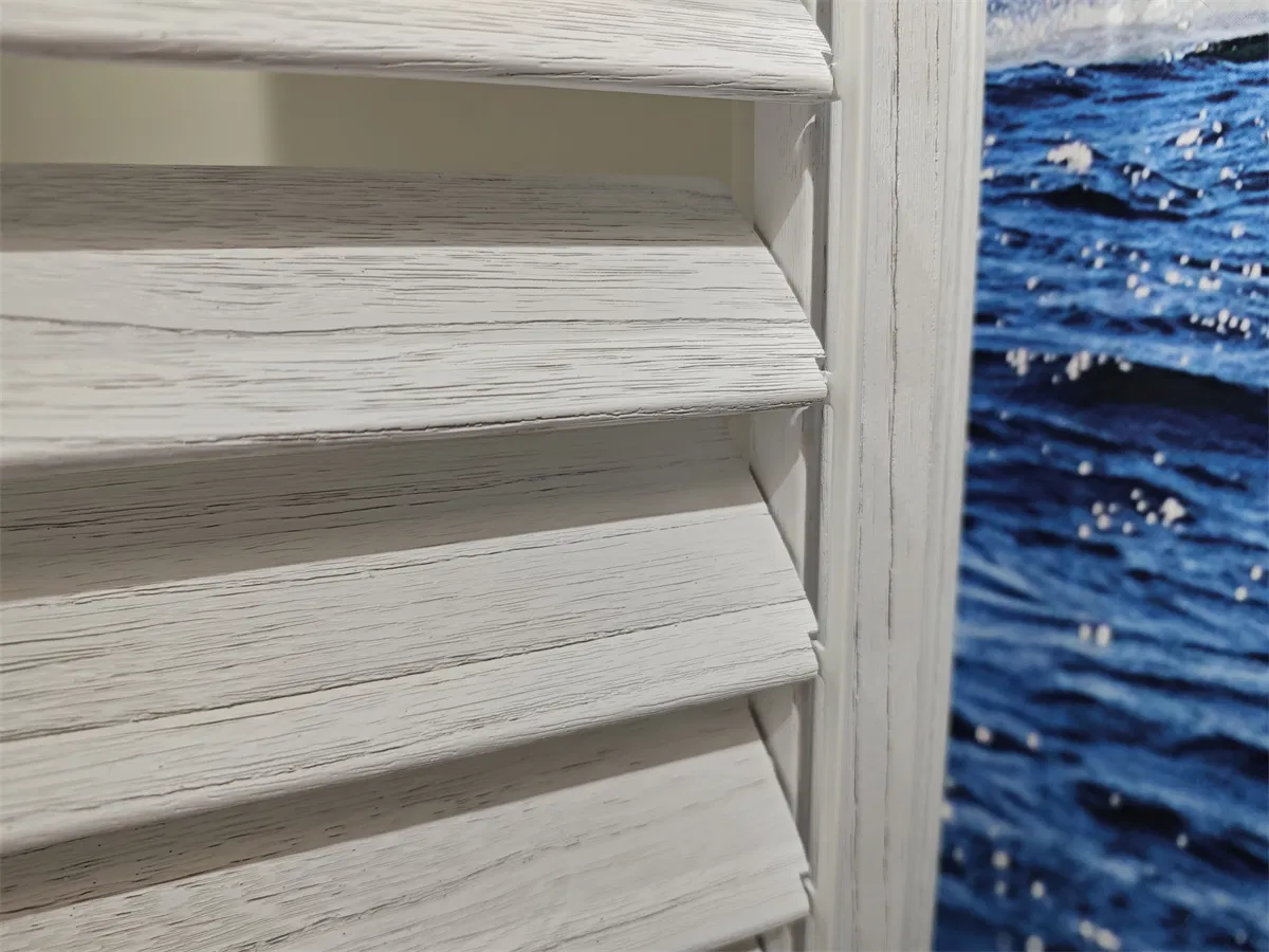 Factory Price Heat Insulation Paulownia/Basswood Solid Wood Interior Door Doors and Windows Plantation Shutters