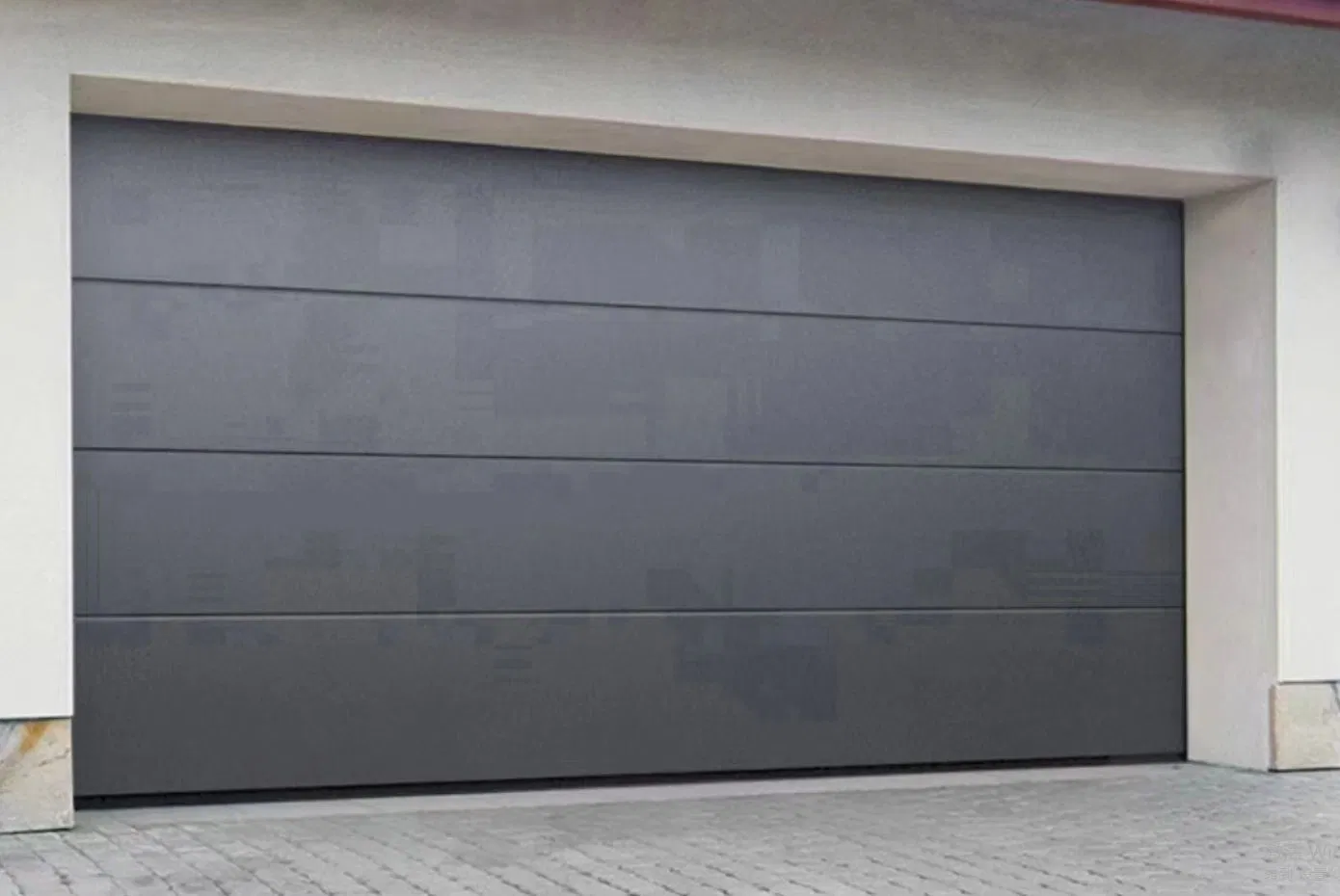 Factory Price Electric Automatic Garage Doors Exterior Aluminum Modern Glass Garage Door Remote Control