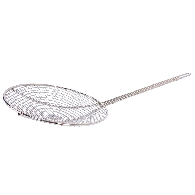9" Restaurant Kitchen Cooking Utensil Food Ladle French Fries Strainer Frying Skimmer