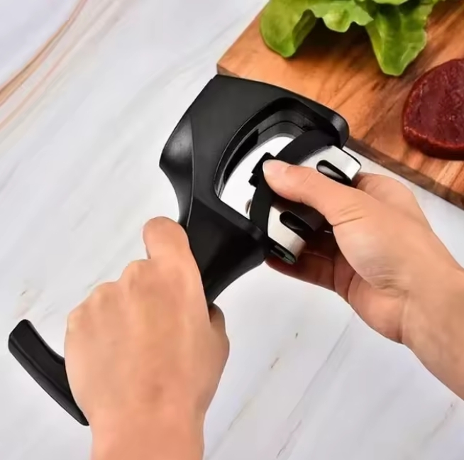High Quality 3-Stage Chef Knife Sharpener with ABS Handle Kitchen Knives Sharpener