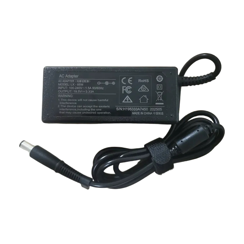 19.5V 3.33A 7.4*5.0mm Laptop Charger for HP 24-G000 24-G100 24-G200 Aio Elitedesk 705 800 G1 G2 G3 Desktop AC Adapter