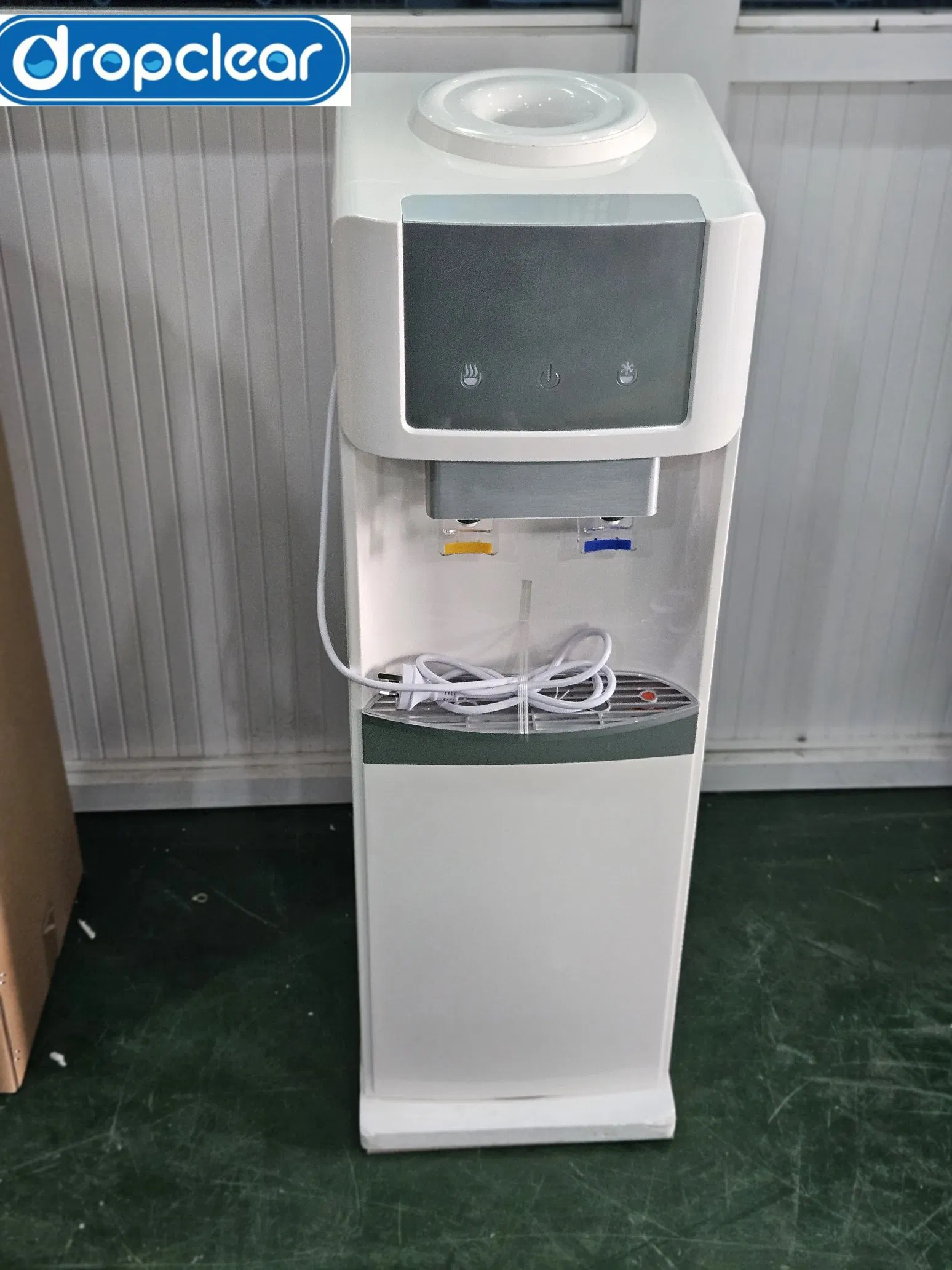 Point of Use Korea Style Floor Standing Hot Cold Compressor Water Cooler Dispenser