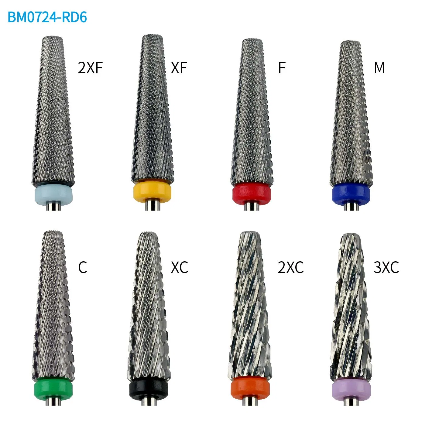 2023 New Arrival Super Long 6.8X24taper Barrel Nail Gel Polish Removing Extended Nail Carbide Nail Drill Bit